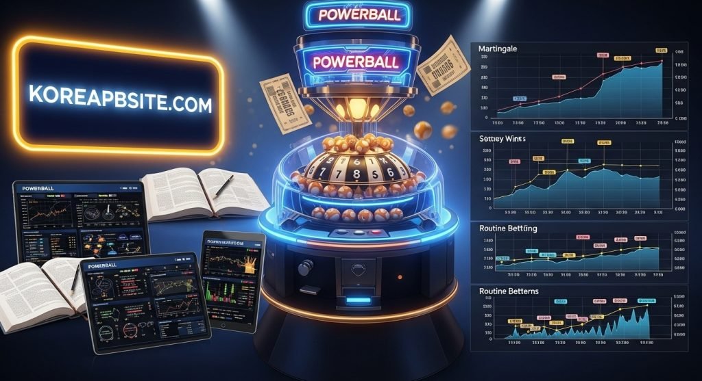 파워볼게임 고액 베팅 전략 가이드, 마틴게일 및 루틴 베팅 도표