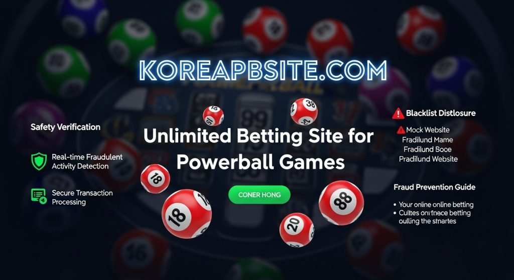 파워볼게임 안전 먹튀 검증 프로세스, 먹튀사이트 블랙리스트 경고 아이콘